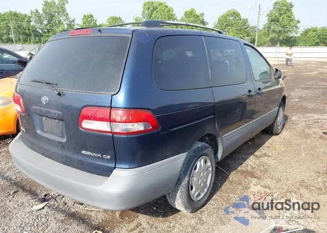 2003 Toyota Sienna Ce z USA, uszkodzony, nr VIN 4T3ZF19C53U542588